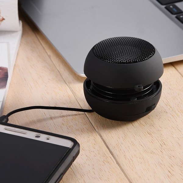 WLAN-högtalare för underhållning på språng, expanderbar design, portabel mini-resehögtalare med tydlig bas och låg strömförbrukning