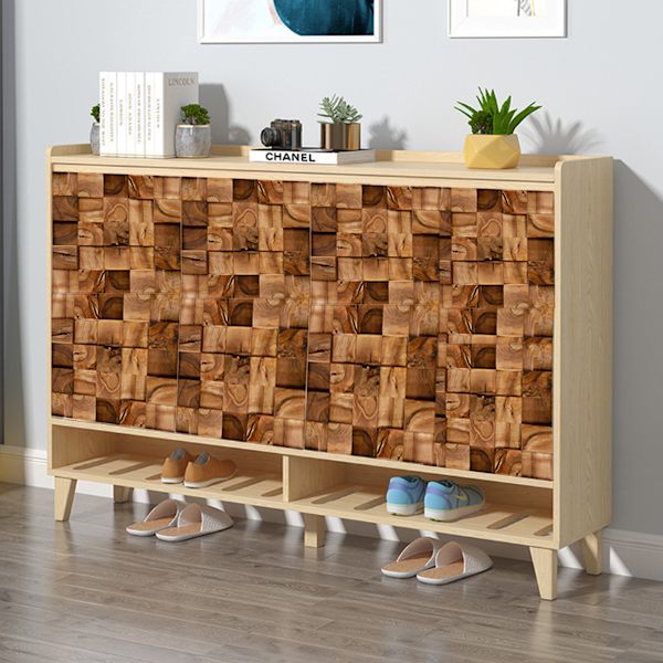 Skrell og lim fliser 20 ark  Vanntett backsplash for kjøkkenfliser klistremerker selvklebende gulvfliser PVC veggfliser DIY flisdekaler