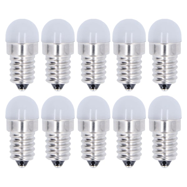 10 st E14-lampor energibesparande varmvitt ljus LED-smålampor f