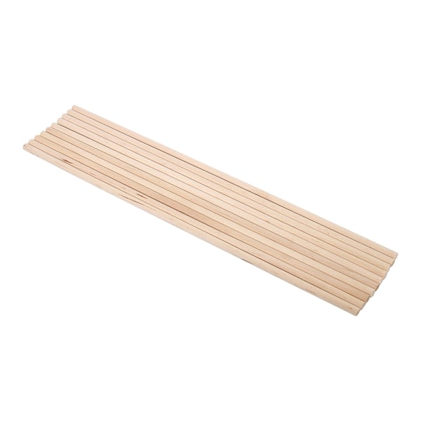 10 st DIY träkonst hantverkspinnar dowels stänger söta träd träverktyg 0,6 cm * 30 cm