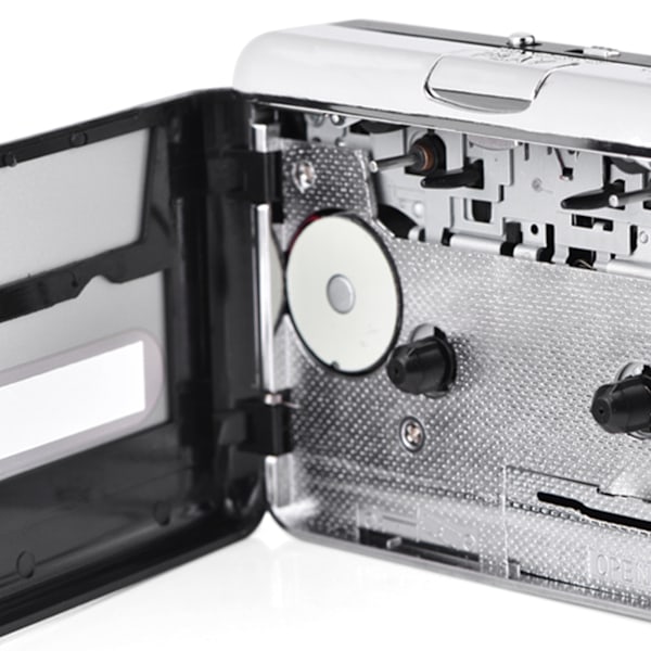 USB-kassettbandspelare till PC MP3 CD-omvandlare Capture Audio Music Player med hörlurar