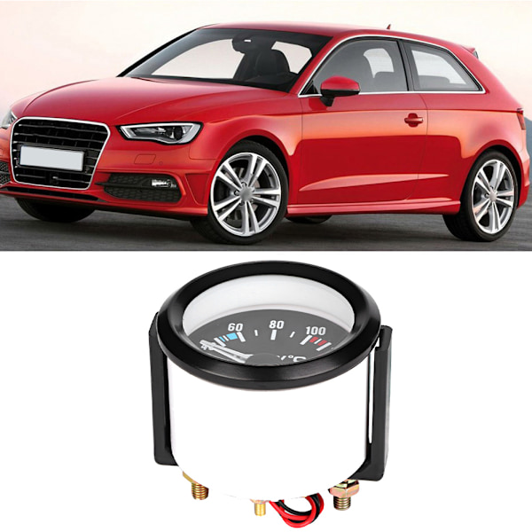 2 tommer 52mm Universal Bil Lastbil LED Digital Vandtemperatur Måler Instrument Værktøj