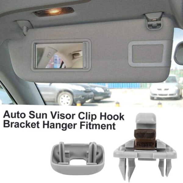 Solskærm clips solskærm base krog, grå til Audi A1A3A4A5A5A6Q3Q5 QPUION
