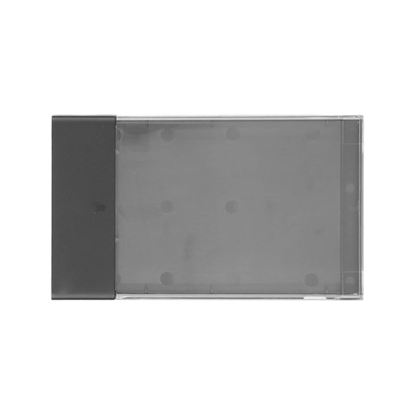 2,5in Harddisk-kabinett Transparent skall Forsterket design LED-indikator Svart USB3.0 SSD-kabinett for datamaskin