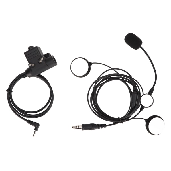 Militær headset 7.1mm Universal motorcykel bilateral headset til Xiaomi 1S/2S Walkie Talkies