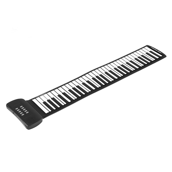 61 Tangenter Hand Roll Piano Bärbar 4D Stereo Surround Sound Roll Up Keyboard Piano för Alla Åldrar