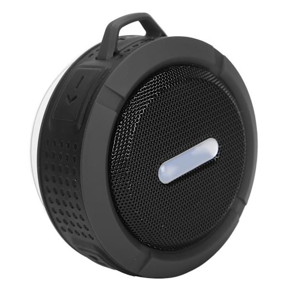 C6 Bluetooth-högtalare med sugkopp karbinhake vattentät mini-subwoofer för utomhussporter