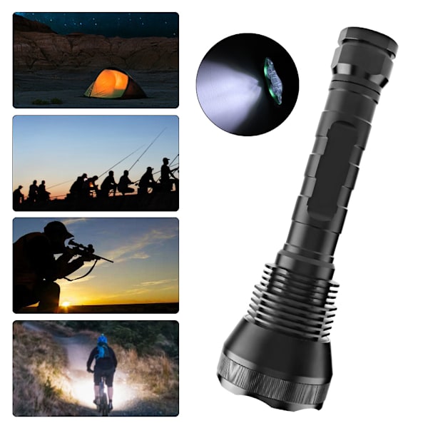 Hög ljusstyrka LED-ficklampa i aluminiumlegering för utomhusbruk