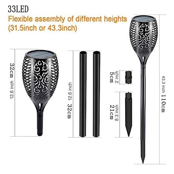 21ft 30 Led Solcellslingor Globe Kristallkula Slinga