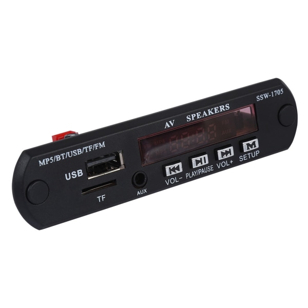 1280*720 HD MP5-spelare SSD Stereo Bluetooth MP5-spelare med FM/AUX-ingång Fjärrkontroll