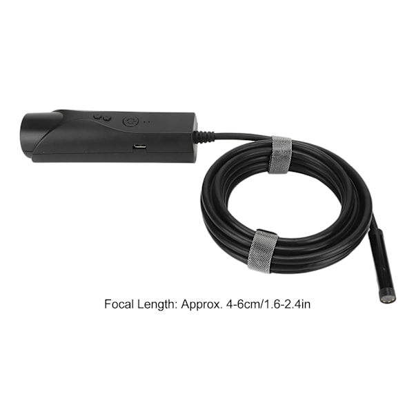 WiFi Borescope 8mm Kamera HD 1080P IP67 Vandtæt Trådløs Endoskop Inspektionskamera med 6 LED'er til Android til IOS 1m/3.3ft