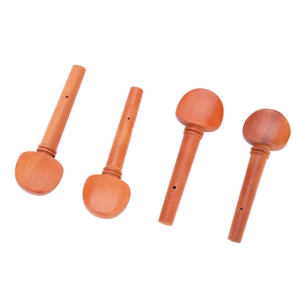 4 st Jujube trä 4/4 fiolsträng stämskruvar delar ersättning instrument tillbehör