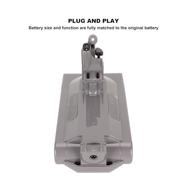 Håndholdt støvsuger batteri 2600mAh 25.2V lithium batteri erstatning for V10 Animal V10 Absolute