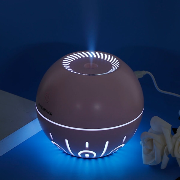 Ny Bil Diffuser Luftfuktare med USB Mini Portabel Diffuser Funktion för Hemmakontor (Nattlampa Ingår)