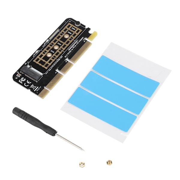 M.2 NGFF SSD til PCI-E 3.0 X16 High Speed SSD Harddisk Adapter Udvidelseskort