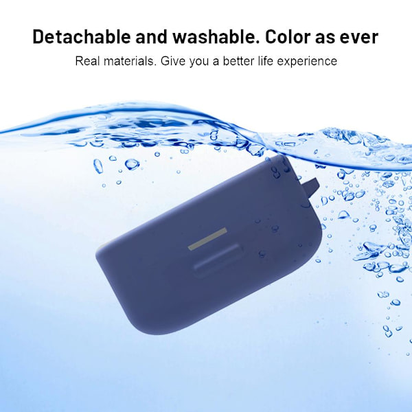 Silikonebeskyttende etui til LinkBuds WF-L900 Bluetooth-øretelefoner med nøglering