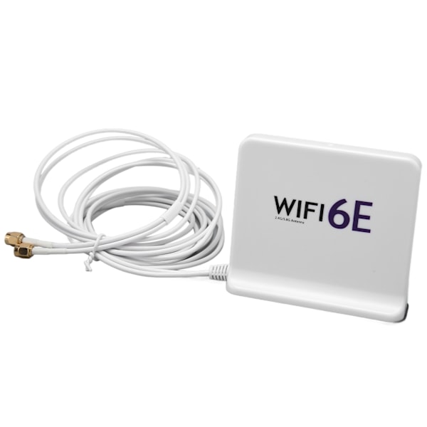 WiFi6E trådløs nettverkskortantenne Omnidirectional 4dBi høy forsterkning 2,4 GHz 5,8 GHz WiFi nettverkskortantenne med SMA-port