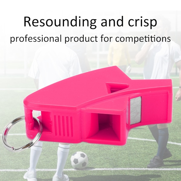 Domare Delfin Vissel Pipa Hållbar Robust Resonans Skarp Bärbar Ljud Visselpipa för TävlingarRos Röd