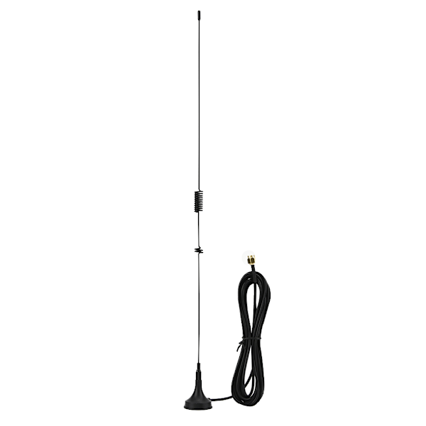 Ut 106UV SMA Han UHF+VHF Dobbelt Frekvens Magnetisk Bilradioantenne