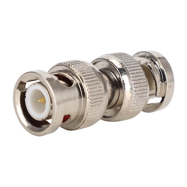 2 stk BNC hann til BNC hann RF koaksial kontakt adapter konverter
