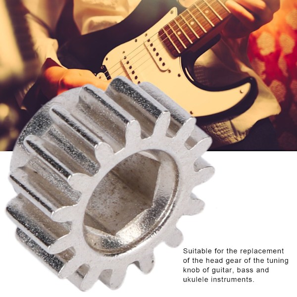 OpenGear gitarmekanikk gir hex låsing universelle monteringspinner musikkinstrumentverktøy (sølv 12 stk)