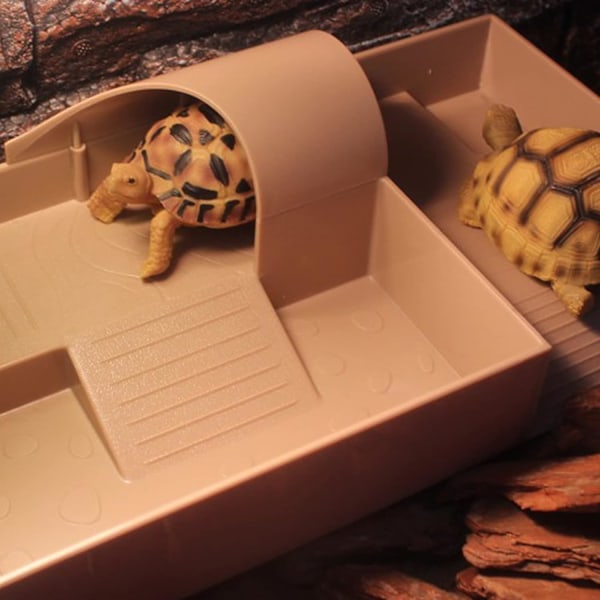 Akvarium Sköldpadds Plattform, Lagun Ö Docka, Giftfritt Robust Material, Reptilskydd, Sköldpadds Solplattform, Perfekt För Vattenlevande Och