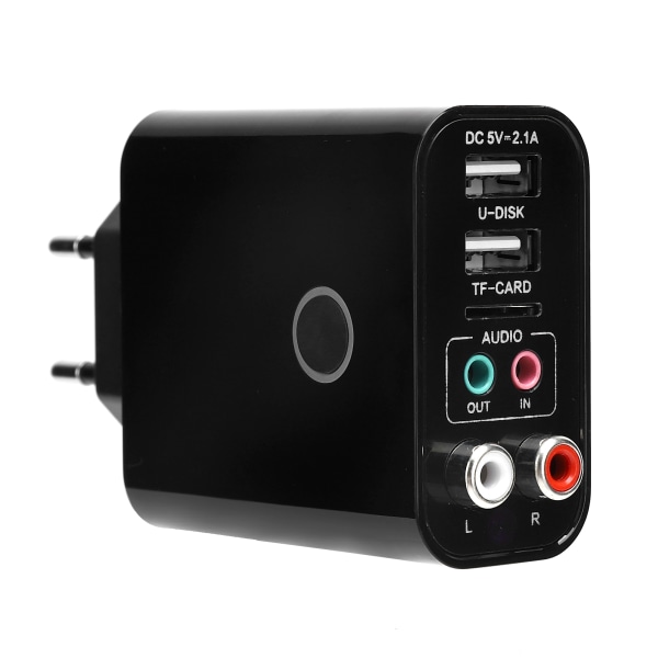 2 in 1 Bluetooth 5.0 vastaanotin lähetin langaton audiosovitin sovellusohjaus 110-240V