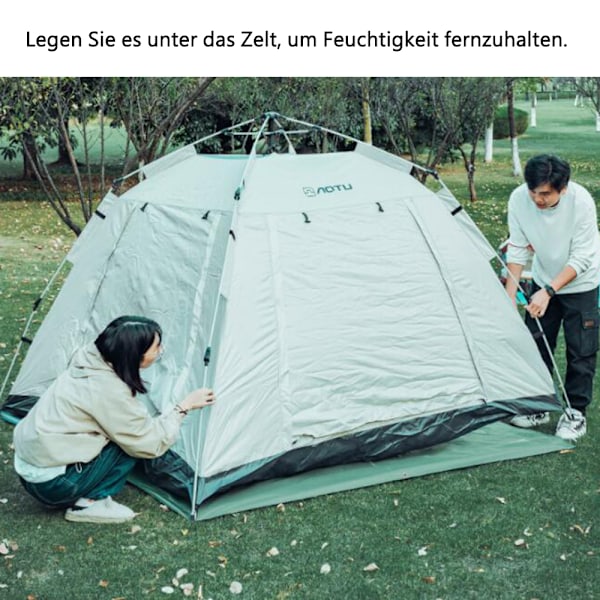 Outdoor Oasis, Lättviktig Tarp för Backpacking, Riv- och Punkteringssäkert Skydd för Naturälskare, Vattentät, Portabel & Lätt att Bära