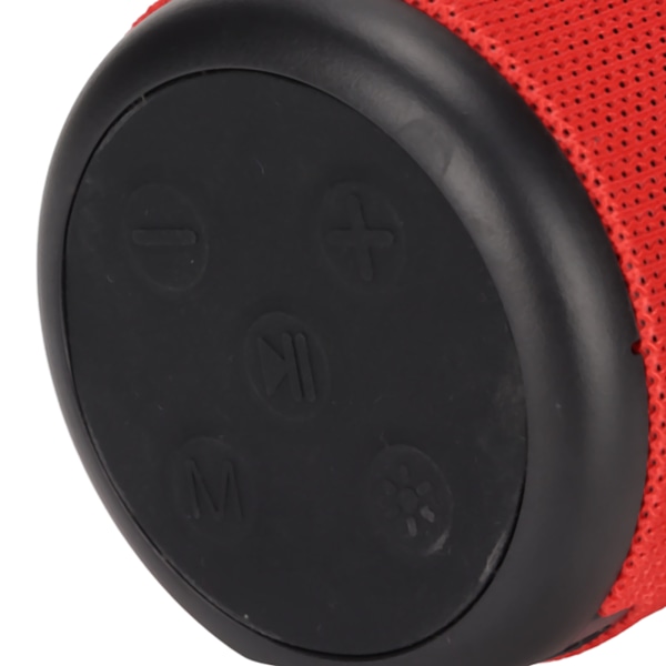 Bluetooth-högtalare Multifunktionell RGB Liten Bärbar Högtalare för Utomhusbruk Hem Resa Fest Röd