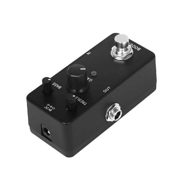 Small Booster Clean Boost Pedaler för Elgitarr Bas med True Bypass Switch Boost Gitarr Bas Pedaler