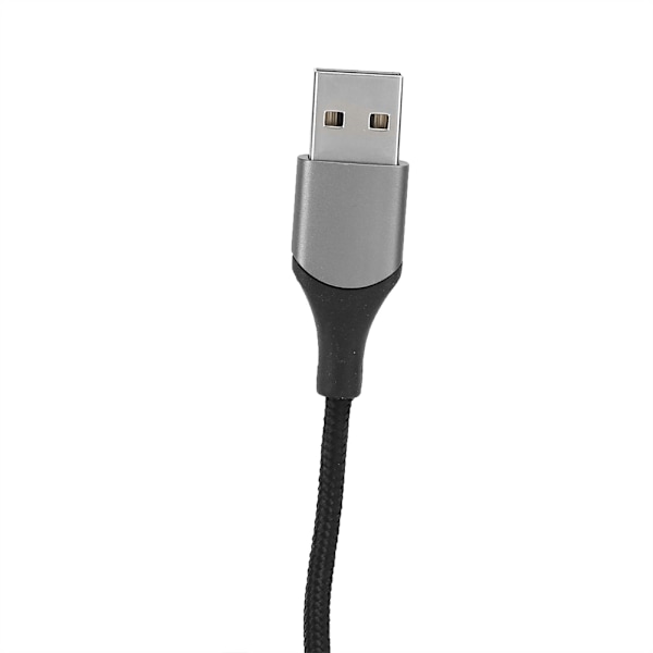 Micro USB-kabel 180 graders roterende Type-C ladekabel for Samsung/Xiaomi/Huawei 1,2 m svart 1,2 m/3,9 fot