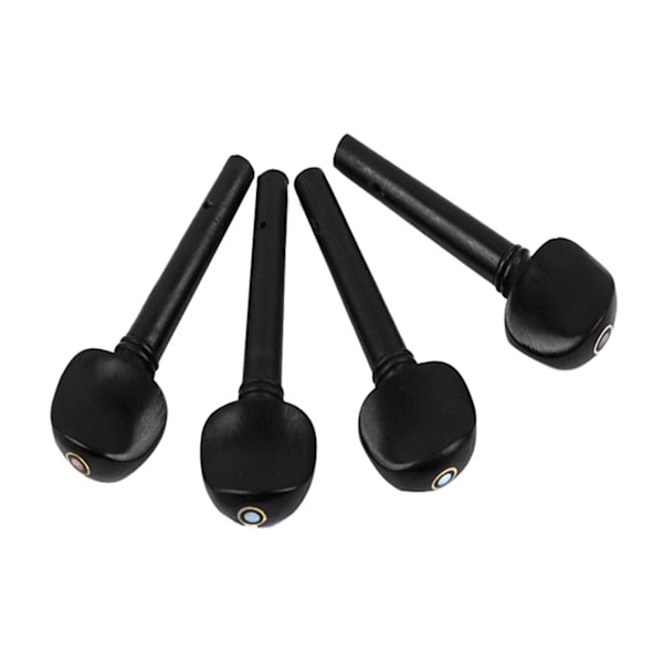 4 stk. ibenholt 4/4 violin strenge tuning pinde dele udskiftning instrument tilbehør