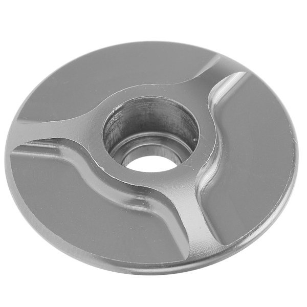 Cykling Elegans, Topplock för Headset i Aluminiumlegering, Enkel Elegant Design, Precisionspassform för MTB Landsvägscyklar, Kompressionsplugg Säkerställer Hög Hållfasthet