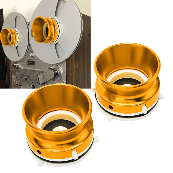 1 Par NAB Hub-adaptere Profesjonelle Polerte Aluminiumslegeringer 10 Tommer Åpner for Studer ReVox for Akai for Teac