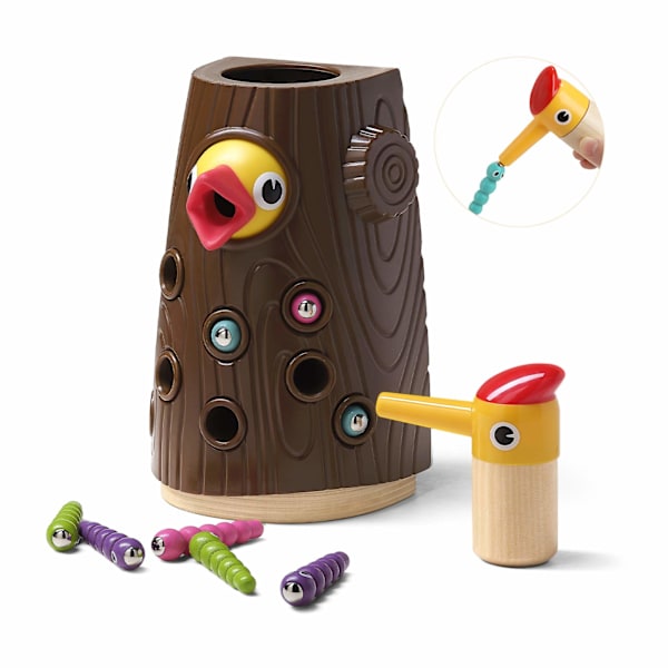 Fint Motorik Leksak för 2 år och Uppåt, Magnetiskt Pedagogiskt Spel med Omfattande Läroäventyr