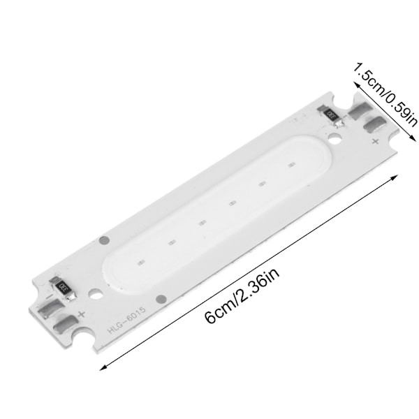 10 stk. DC 12V 2W COB Chip lyskilde passer til DIY LED-lampe belysningsarmaturer billygter (blå)