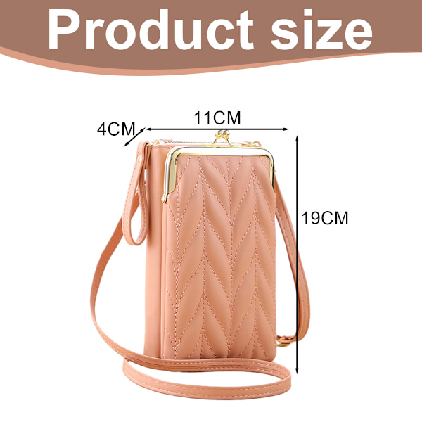 Naisten crossbody-laukut, muodikkaat matkapuhelinlaukut, olkalaukut, korttikotelo, lompakkolaukku