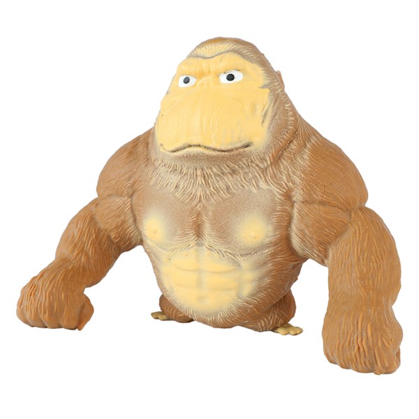 Monkey Pinch Toy Brun Squeeze Anime Figur Docka Stressavlastande Elastisk Docka Intressant Leksak