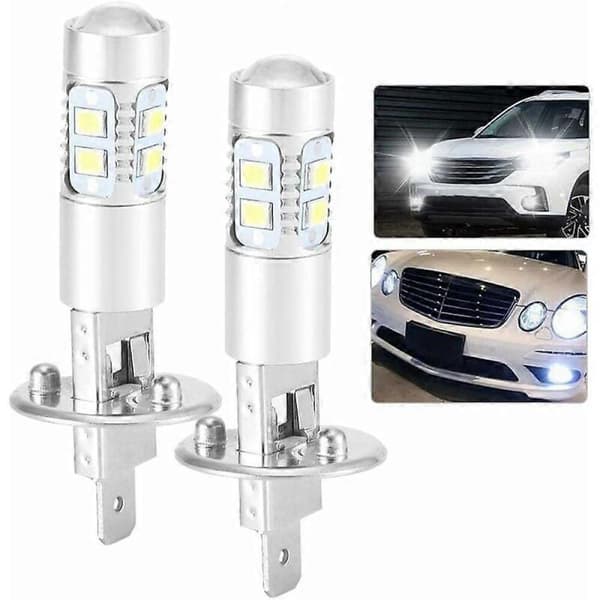 2x H1 6000K LED Forlygtepæresæt