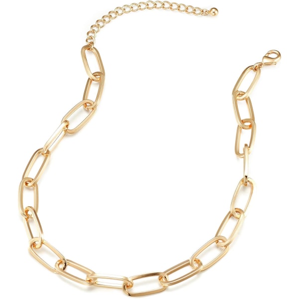 Gold Chain Necklace for Women Ladies Dainty and Chunky Chain L