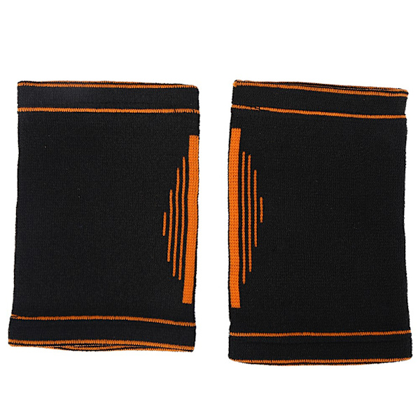 1 par svarta unisex sport nylon handledsstöd skyddande handledsskydd