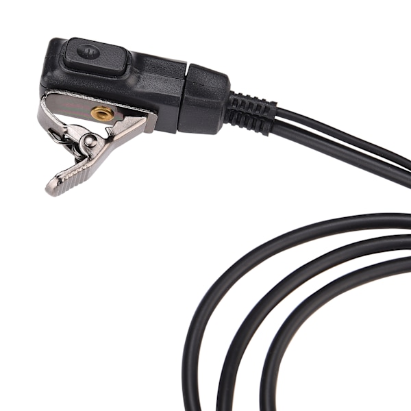 Akustisk slangsats K Head 2-stifts transparent akustisk spole slang headset Walkie Talkie öronmussla
