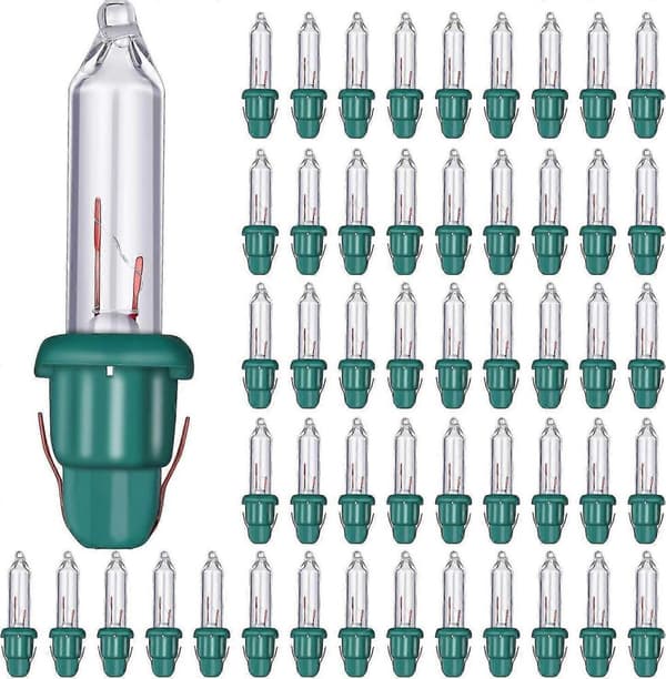 Mini 2,5V 0,17A glødepærer kompatible med julelys