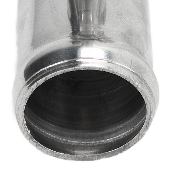 Inline kylare slang påfyllningshals med 16PSI lock 32mm 1‑1/4in OD T6061 aluminium polerad yta för bilar