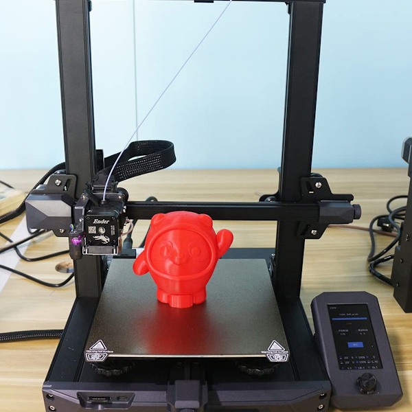 3D-skriver Pulverlakkert PEI Flexi Stål Magnetisk Byggeplate 235 * 235mm for Creality Ender 3 S1 Pro, Ender 3, Ender 3 Pro, Ender 3 Neo, Ender 3