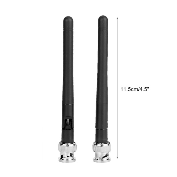 2 stk. UHF-antenne med BNC-stik til EW100 EW300 EW500 G3-modtager HM