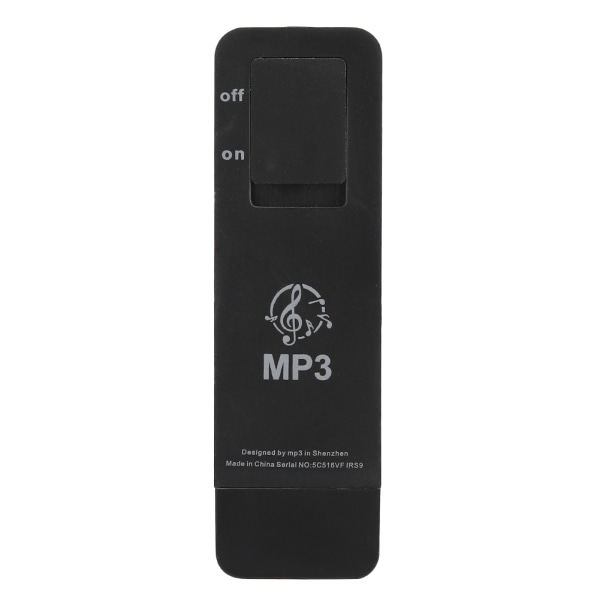 Bärbar Mini MP3 Musikspelare Lossless Sportspelare Stöd 32GB Minneskort