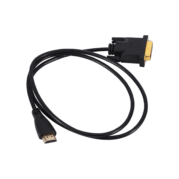 1M Guld HDMI till DVI Hane Monitor Konvertera Adapter Kabel Sladd För HDTV HD