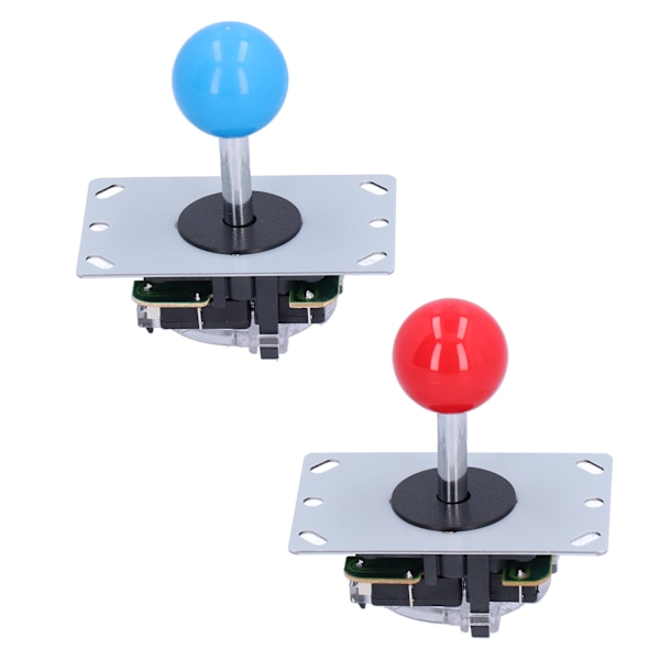 Arcade Spel DIY-Delar Kit Joystick Tillbehör LED Arcade Knappar för PC-Spel 5V2 Spelare Elektropläterad Joystick