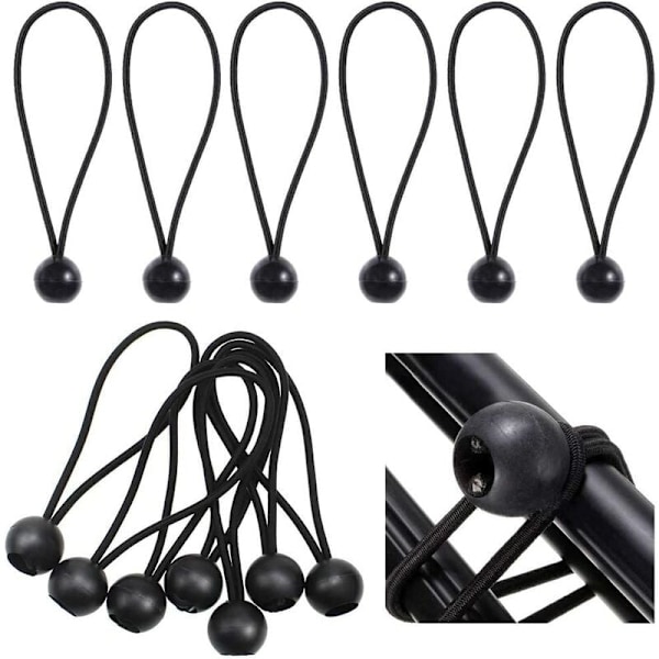 Högkvalitativ Latexkärna För Oöverträffad Elasticitet, Boll-Bungee Cord Designad För Väderbeständighet Och Snabb Installation På Baldakin Campingtält,